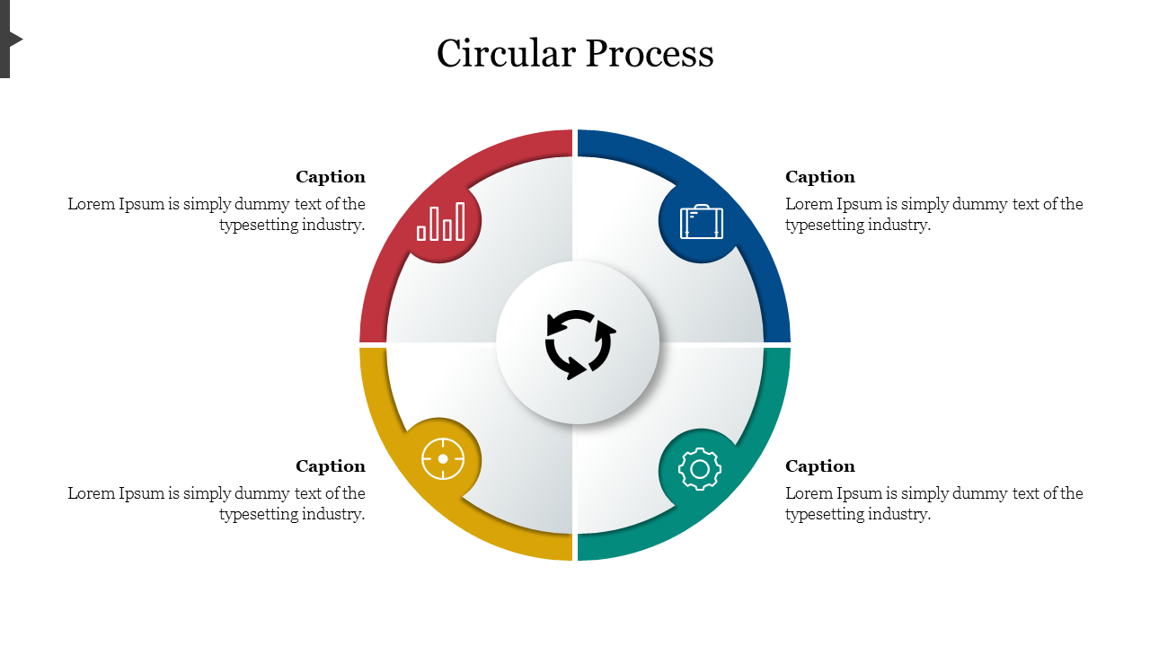Editable Circular Process PPT Template Design Presentation